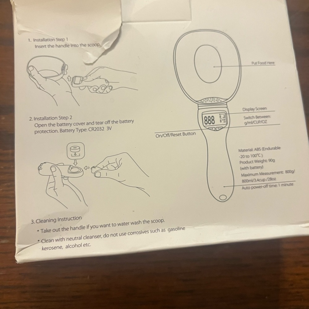 Digital Measuring Spoon with Display - Picture 2 of 2